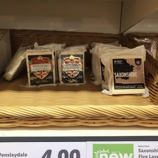 Cheese imported from England