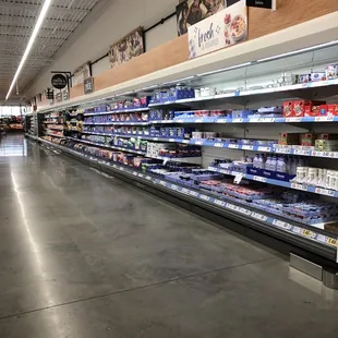 Aisles appear wider than other locations.