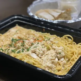 Fresh Crab and Angel Hair Pasta