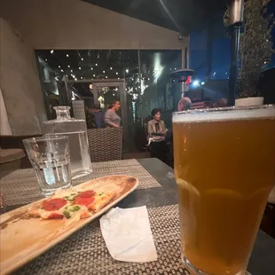 The flatbread, the IPA and the angel who was my server.