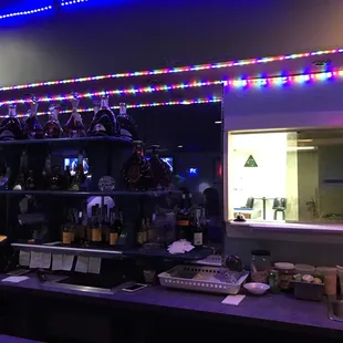 interior, sushi and sashimi