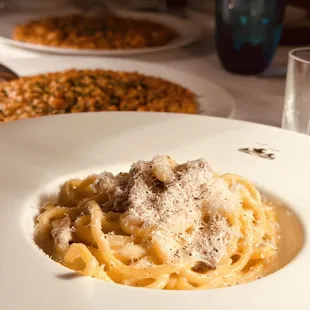 a plate of pasta