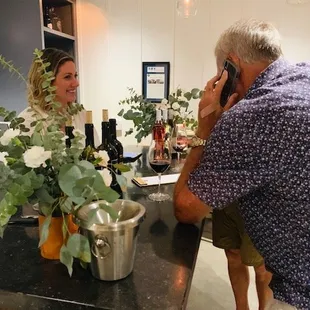 a man talking on a cell phone