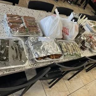 party trays for days!