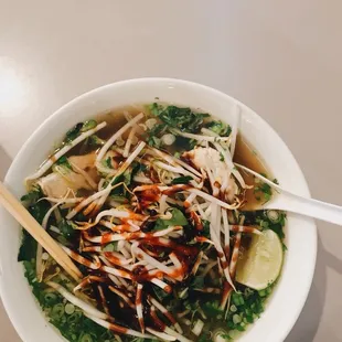 my chicken pho! don't drool ;)