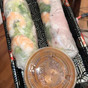 Shrimp and Pork Spring Rolls