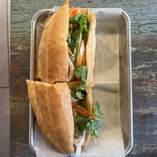 Fried Tofu bánh mì