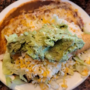 Taquitos and enchilada