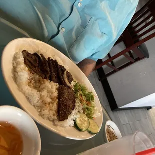 Lemon grass steak