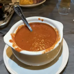Roasted red pepper soup