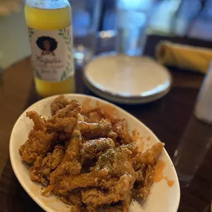 Sweet &amp; Spicy Fried Oyster Mushroom