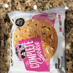 They have the Complete Cookie in birthday cake flavor!