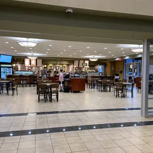 the interior of a restaurant