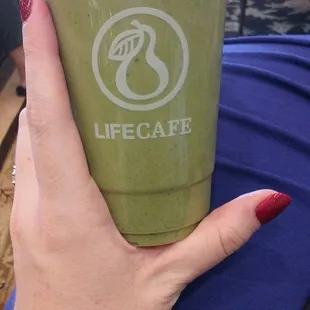 Honey-free matcha shake $6.99 9/14/16