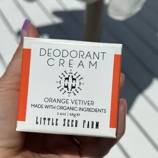 Little Seed Farm deodorant