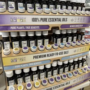 Lots of essential oils