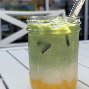Iced Mango Matcha