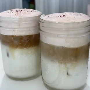 Sweet cream latte- made with oat milk