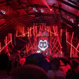 a crowd of people at a concert