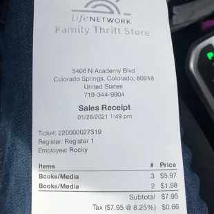 Can't beat those prices! 5 books for $8 bucks! BAM!!!