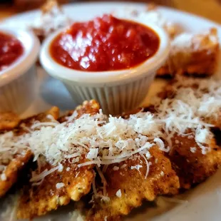 Fried ravioli