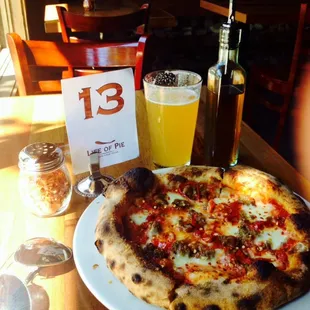 Sausage and Pepper Pizza