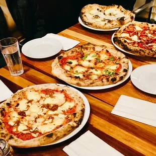 Caramelized Onions  Seasonal Mushrooms Margherita  Salami