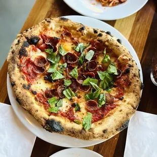 Margherita with Mozzarella, Tomato and Basil