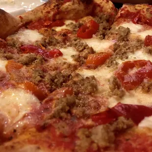 Sausage and Peppers Pizza
