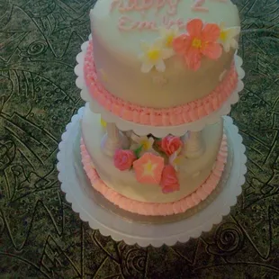 2-tiered formal Birthday cake!