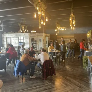 People enjoying their favorite coffee with friends in a great atmosphere