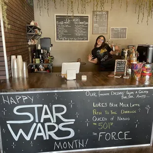 Analiece the owner of Life Perks Coffeehouse