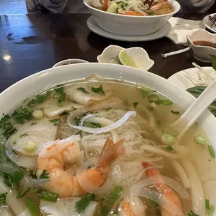 Seafood pho