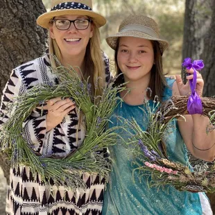 Lavender wreath making classes available