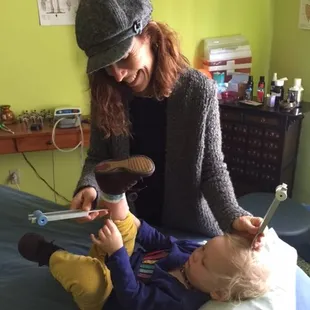 Kym loves doing pediatric treatments.
