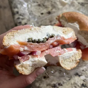 Nova Lox Sandwich