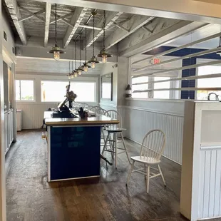 Cute rustic bar area