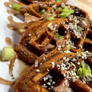 Blueberry waffles