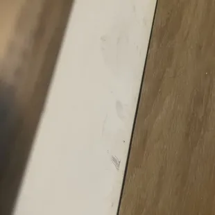 a close up of a wood floor
