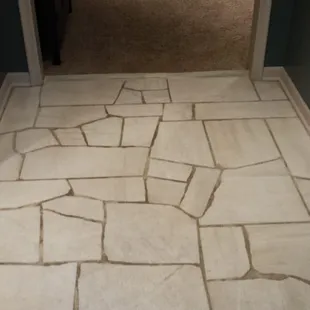 Floor before restoration