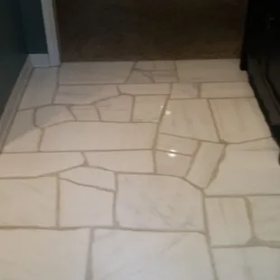 Floor after restoration