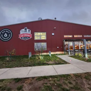 the outside of the building