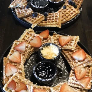 Waffles with Pick-Your-Own Toppings