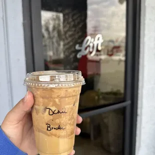 Iced Dirty Chai