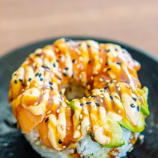 Salmon Sushi Donut. Instagram: @AbsofreakinglutelyYummy