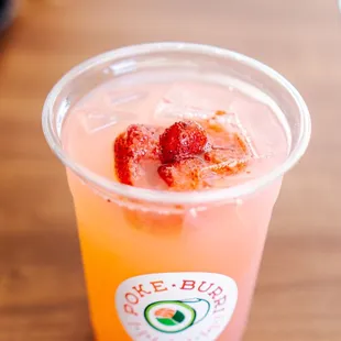 Strawberry Lemonade. So refreshing!