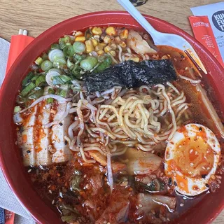 Spicy Kimchi Ramen Noodles