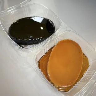 Leche Flan and Ube Leche Flan