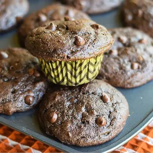Double Chocolate Cinnamon Muffins