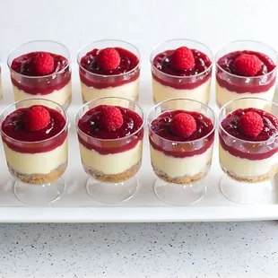 Raspberry Cheesecake Cups